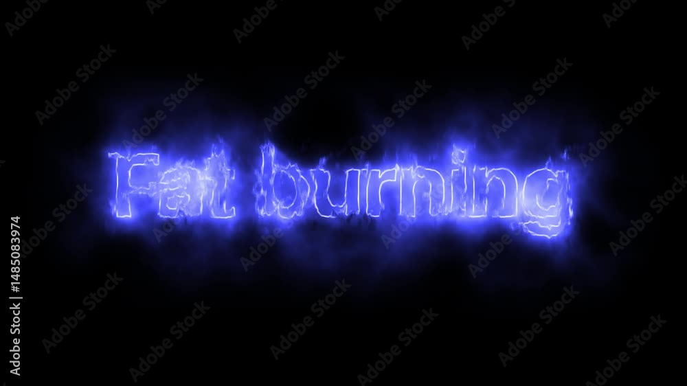 Glowing electric blue 