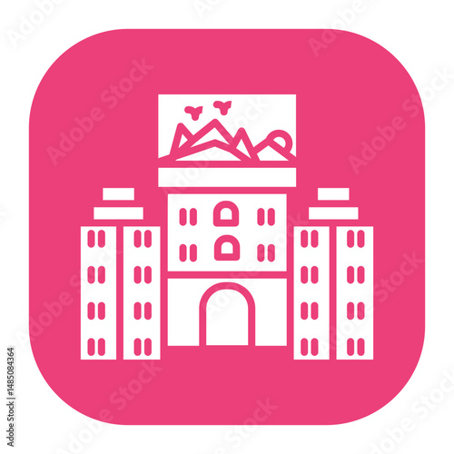 Portfolio Building Icon