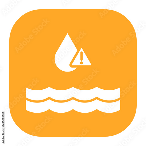 Contaminated Water Icon