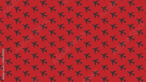 Vector seamless pattern of plane