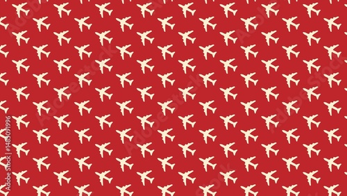 Vector seamless pattern of plane