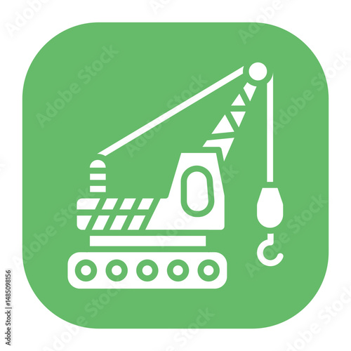 Crawler Crane Icon
