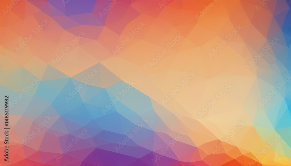 Obraz premium Stylish elegant colorful geometric banner template 2