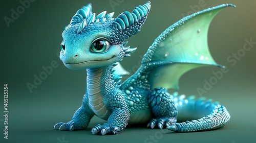 Cute Dragon Digital Art (1)