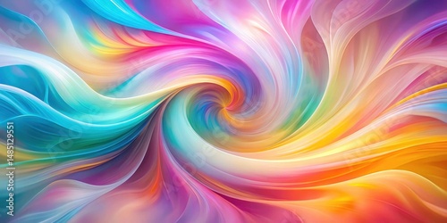 Wallpaper Mural Abstract colors swirling in chaotic harmony on a soft pastel background with blurred shapes and gradients , soft focus, colorful chaos Torontodigital.ca