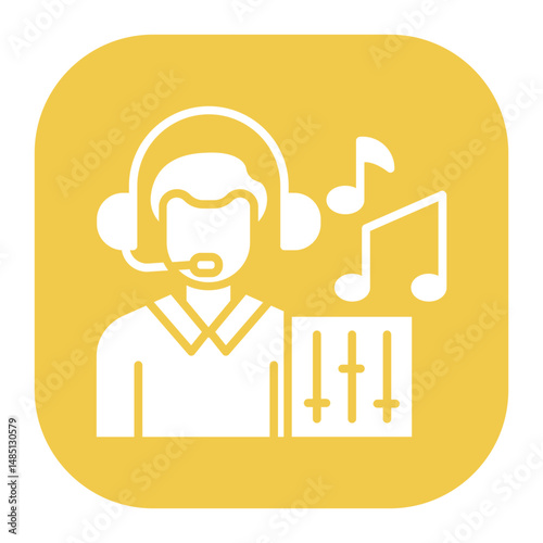 Sound Engineer Male Icon