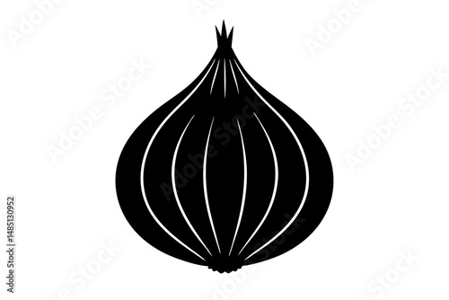 onion isolated on white background