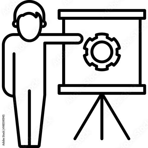 Office Orientation Icon