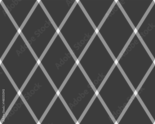 Argyle pattern of geometric rhombus. Harlequin check wallpaper design. Classic diamond shaped textile material for web background, print fabric clothing, sweater, wrapping paper, gift card, invitation