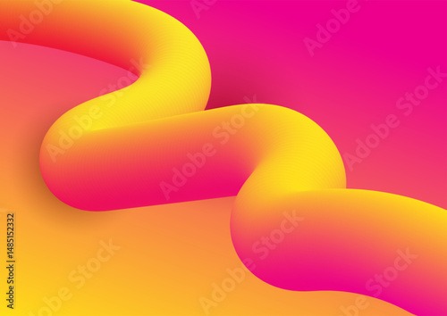 Abstract design background with flowing blend design 