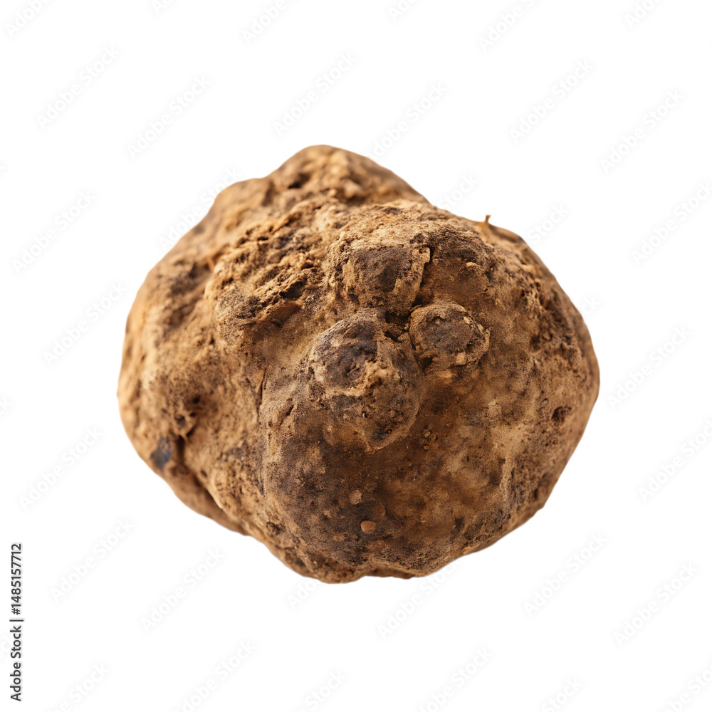 Fototapeta premium Desert truffle isolated on a transparent background