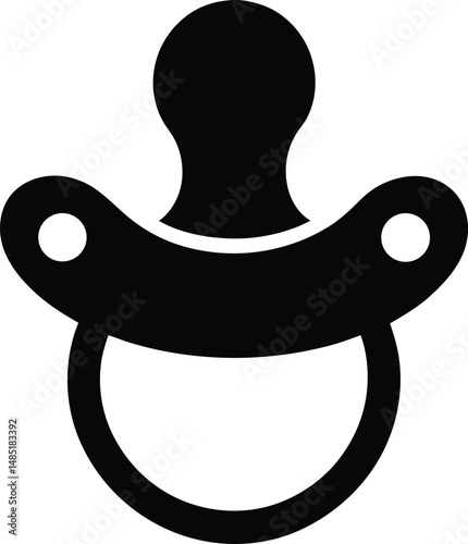 Baby Teether Icon Vector Illustration