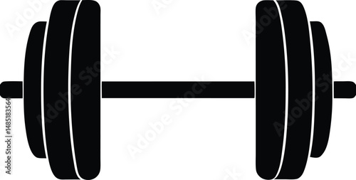 Barbell Icon Vector Illustration