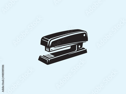 Stapler Shape in Solid Black