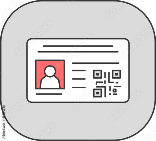 Digital ID Card Secure Identification with QR Code