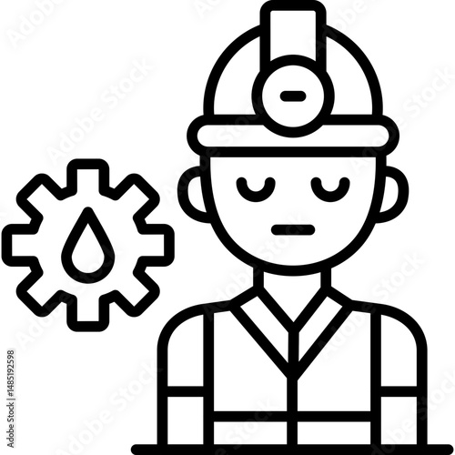 Worker Icon Vector Element
