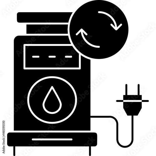 Fossil Fuels Icon Vector Element