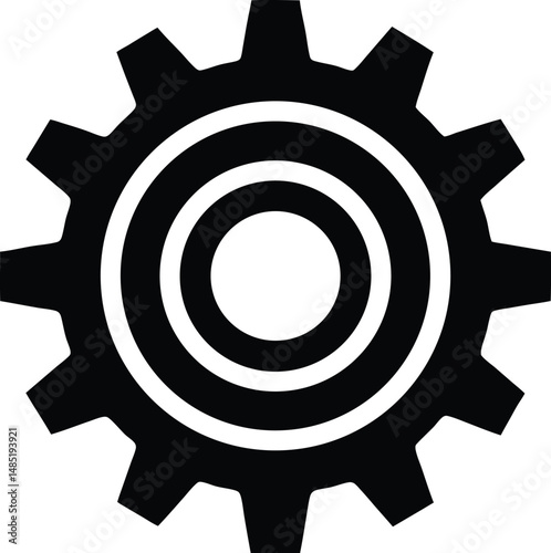 Gears Clockwork Icon Vector Illustration