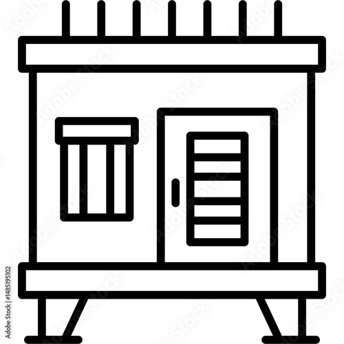 Sauna Icon Vector Element
