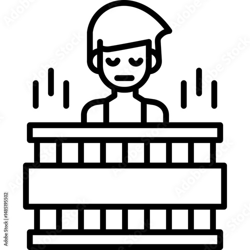Jacuzzi Icon Vector Element