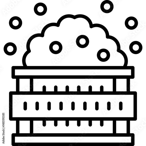 Washbowl Icon Vector Element