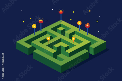 maze with labyrinth
