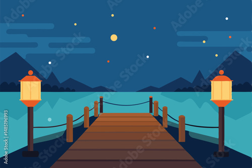 lighthouse in the night