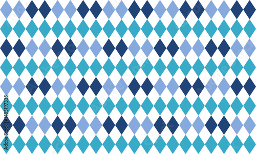 seamless geometric pattern, Seamless geometric diamond pattern in two tone blue. blue diamond checkerboard, chessboard seamless Repeat seamless pattern design for fabric printing or background