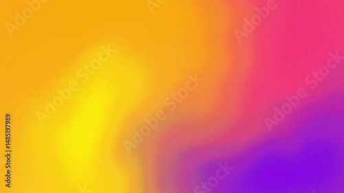 Abstract Gradient  Loop Background with Vibrant Yellow Orange Pink and Purple Hues