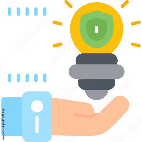 Bulb Icon Vector Element
