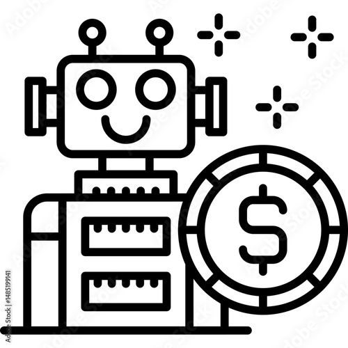 Cost Per Unit Icon Vector Element