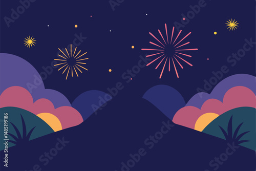 night sky with stars