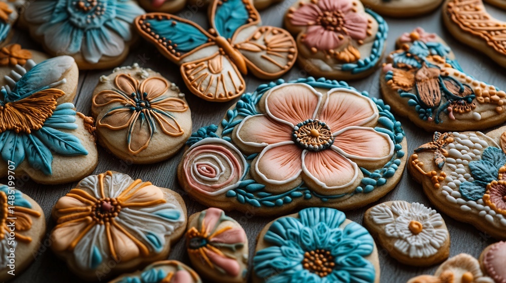 Floral and Butterfly Sugar Cookies: A Whimsical, Artistic Delight Floral and Butterfly Sugar Cookies: A Whimsical, Artistic Delight
