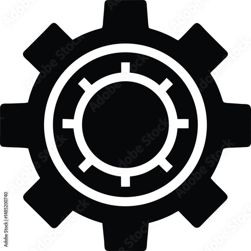 mechanical watch icon vector illustration