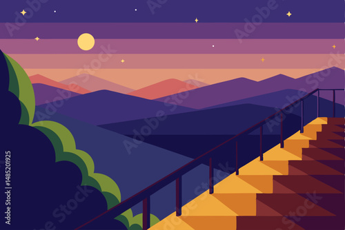 stairway to the moon