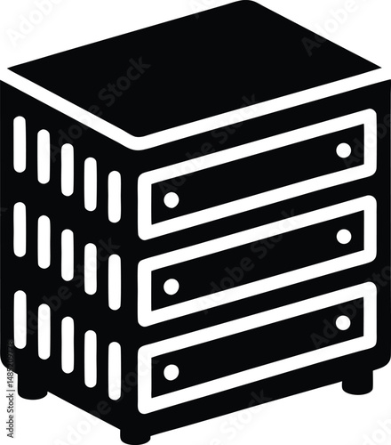 server rack icon vector illustration