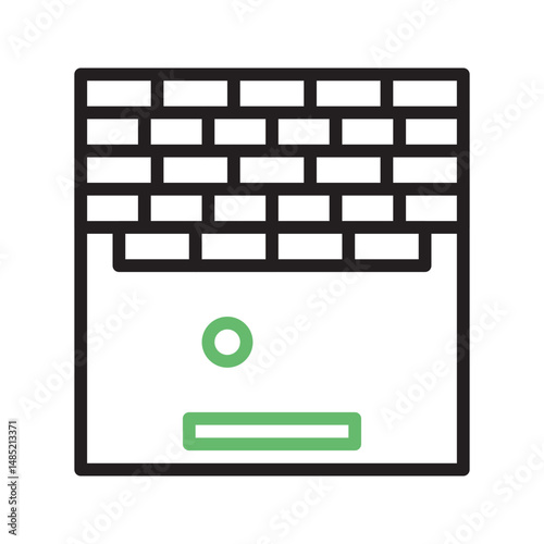 Brick Game icon vector image. Suitable for mobile apps, web apps and print media.
