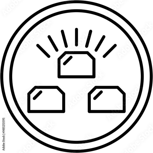 Gold Bullion Icon