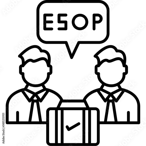 Employee Stock Ownership Icon