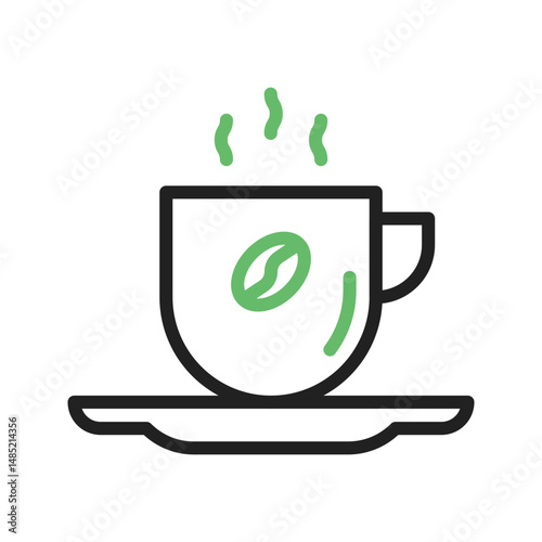 Coffee Cup icon vector image. Suitable for mobile apps, web apps and print media.