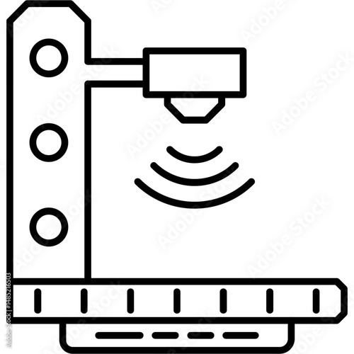 Radiation Therapy Machine Icon