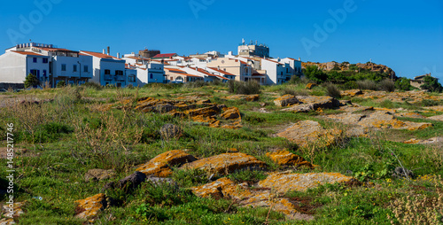 Panoramic view of Calasetta, Sardinia, Italy