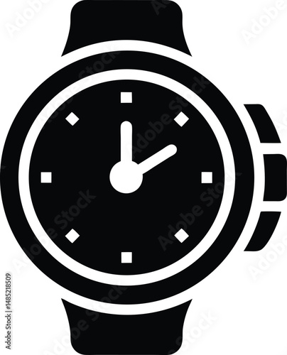 watch face icon vector illustration