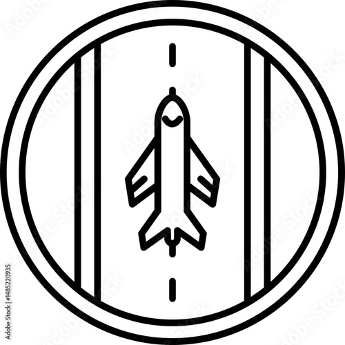 Runway Intersection Icon