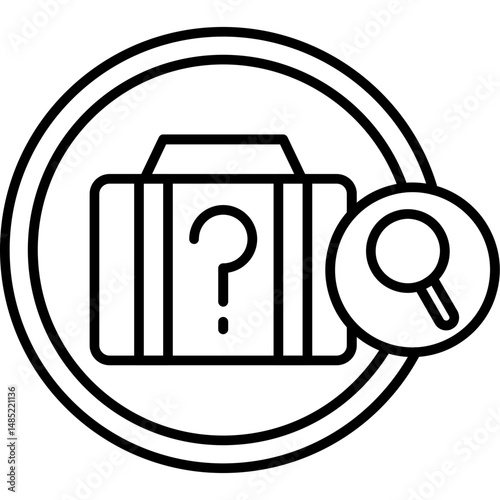 Lost Baggage Claim Icon