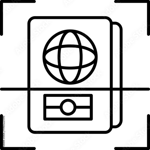 Passport Scanner Icon