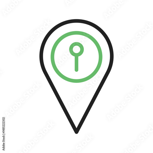 Pointer II icon vector image. Suitable for mobile apps, web apps and print media.