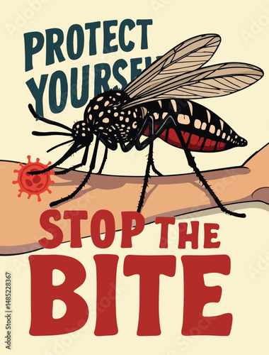 Educational and Informative World Mosquito Day Vector Designs: Mosquito Awareness, Prevention Posters, and T-shirt Concepts Focused on Solid Colors and Clarity.