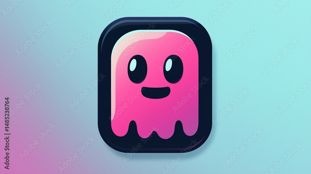 Cute Ghost App Icon Design (1) Cute Ghost App Icon Design (1)