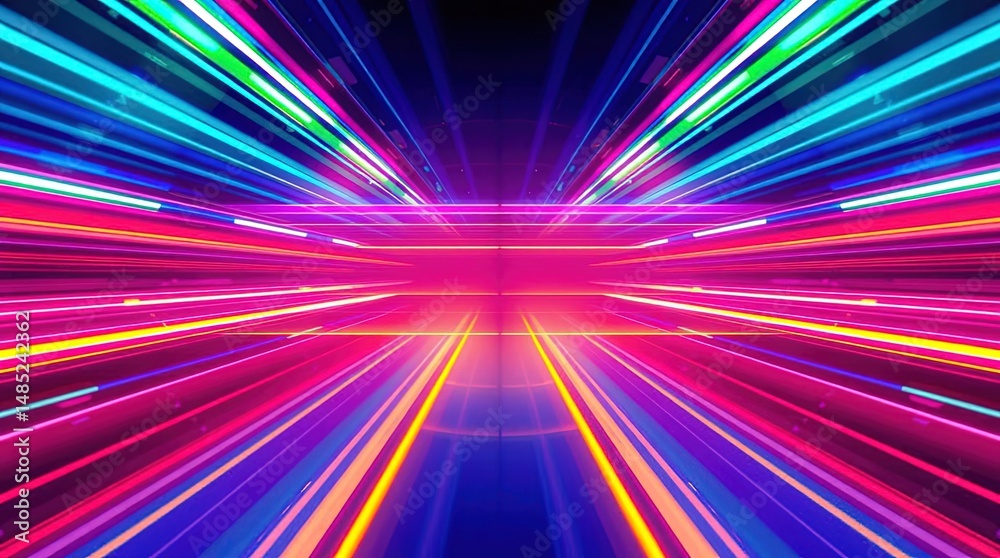 Vivid Neon Tunnel: A mesmerizing tunnel of vibrant neon lights pulsates with energy and innovation, transporting viewers into a realm of futuristic design and digital artistry. Vivid Neon Tunnel: A mesmerizing tunnel of vibrant neon lights pulsates with energy and innovation, transporting viewers into a realm of futuristic design and digital artistry.
